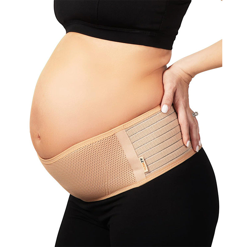 Maternity support belt feature image showing wrap style and support zones