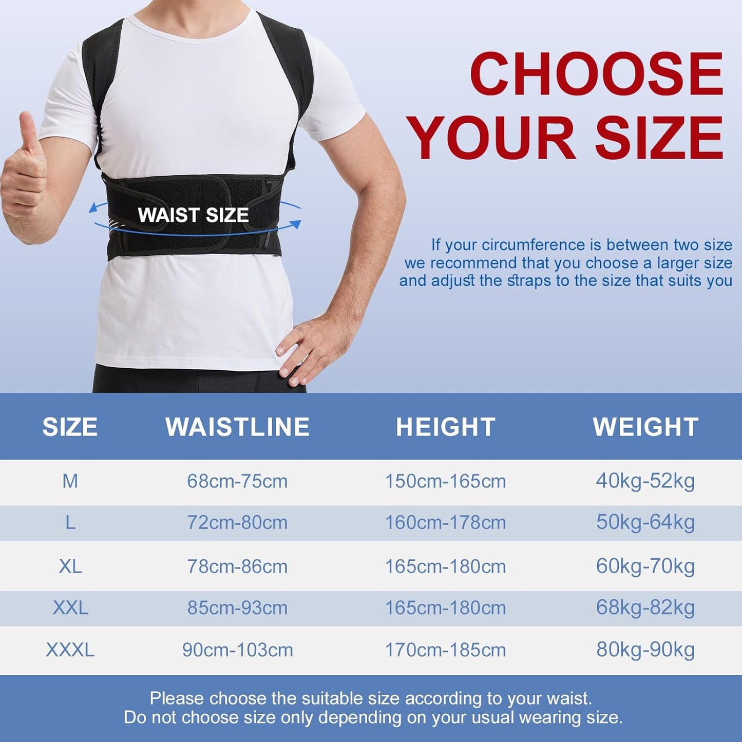 Back Brace Posture Corrector for Women and Men, Upgraded Full Back Brace Support, Adjustable Shoulder Back Support, Upper and Lower Back Pain Relief - Scoliosis, Hunchback, Hump, Thoracic, Spine Corrector
