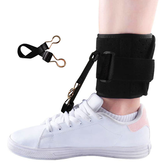 Adjustable Drop Foot Brace Foot Up Afo Brace Unisex Fits for Right /Left Foot Orthosis Ankle Brace Support, Improve Walking Gait, Effective Relieve Pain for Achilles Tendon