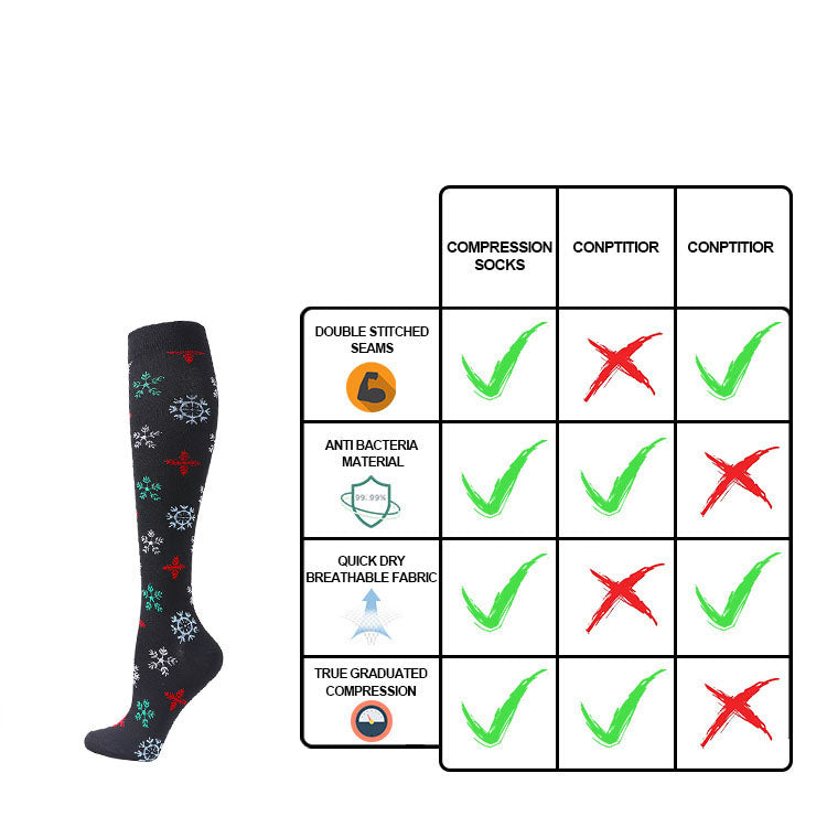 Compression Socks for Women & Men Circulation - 20-30mmHg Compression Stockings for Nurse, Pregnancy