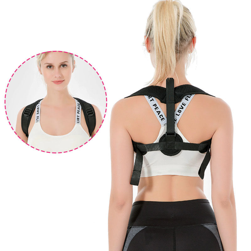 Posture Corrector Neck & Shoulder Support Belt For Gym, Sports