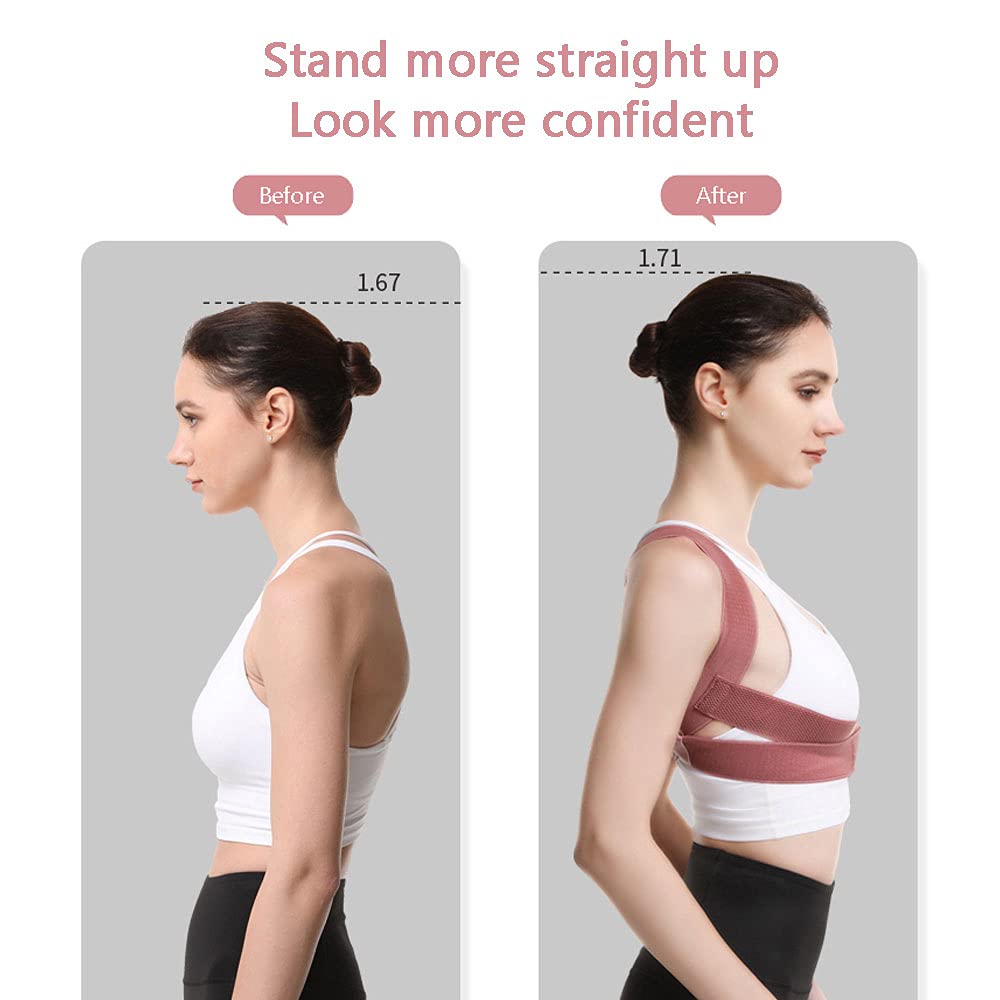 Posture Corrector,Posture Brace Back Brace for Posture Belt Back Shoulder Posture Corrector for Women Men Adjustable Posture Strap Back Support Posture Corrector Brace for Back Shoulder Pain Relief