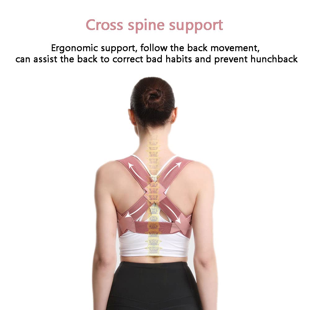 Posture Corrector,Posture Brace Back Brace for Posture Belt Back Shoulder Posture Corrector for Women Men Adjustable Posture Strap Back Support Posture Corrector Brace for Back Shoulder Pain Relief