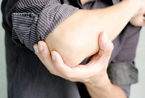 How can I take care of my tennis elbow?