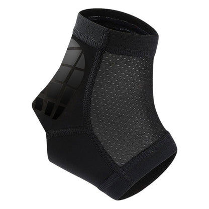 Ankle support brace demonstration showing wraparound fit
