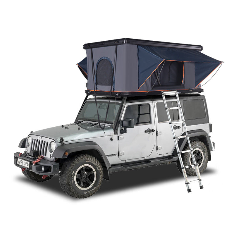 New Outdoor Aluminum Alloy Soft Top Car Roof Tent Travel Camping Car Roof Tent