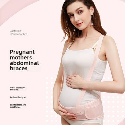 Pink maternity belly support belt variant
