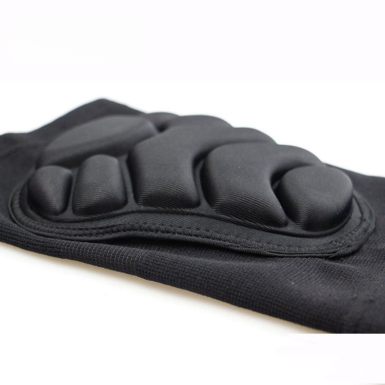Close-up fabric texture of padded support sleeve