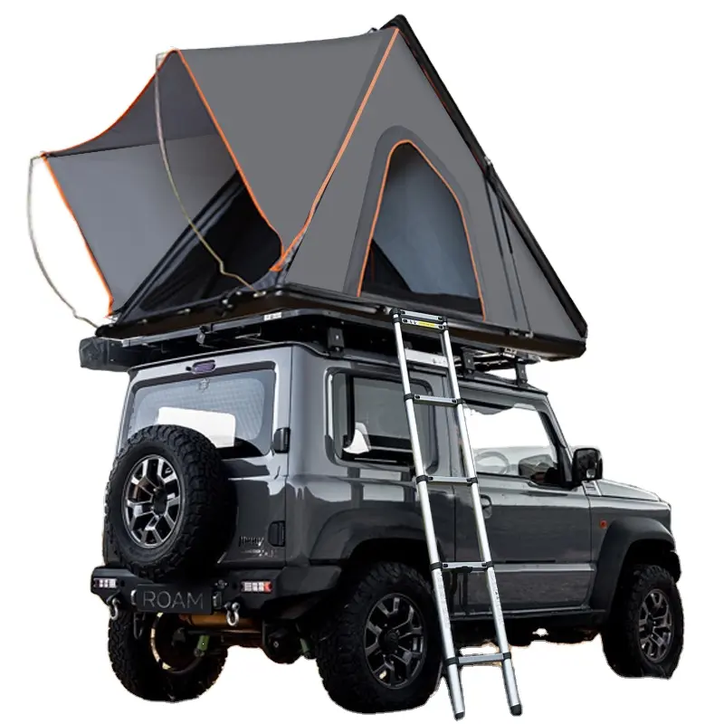 suzuki jimny roof top tent Triangle Hard Shell Rooftop Tent for SUV & Pickup Truck
