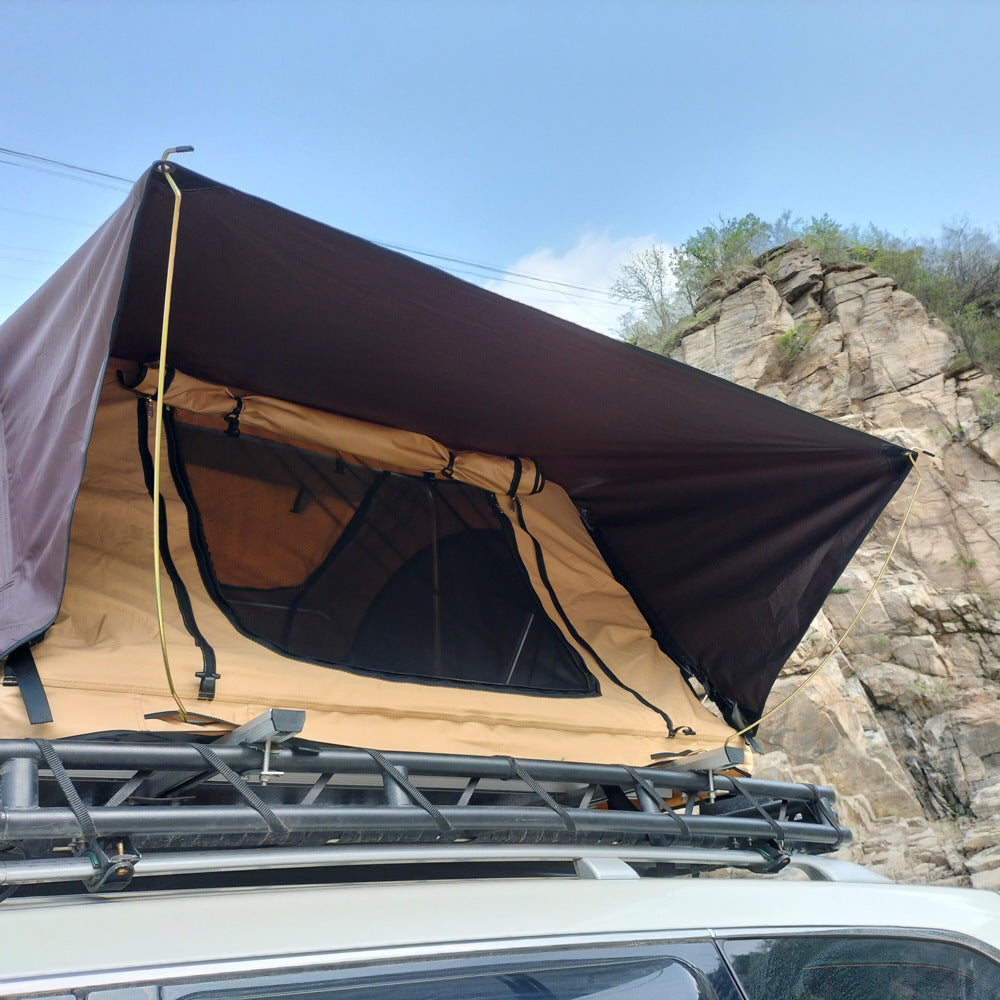 Roof tent,outdoor camping Car tent rain and sun protection,fast driving  trip,soft top car roof tent