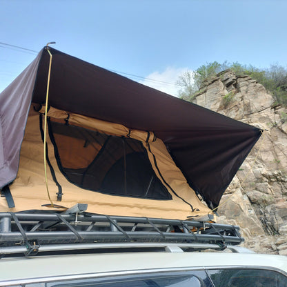 Roof tent,outdoor camping Car tent rain and sun protection,fast driving trip,soft top car roof tent