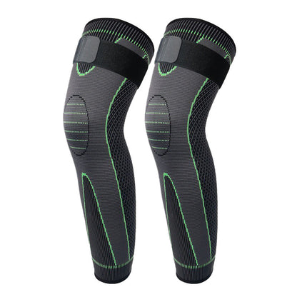 Black knee support sleeve short style with adjustable strap