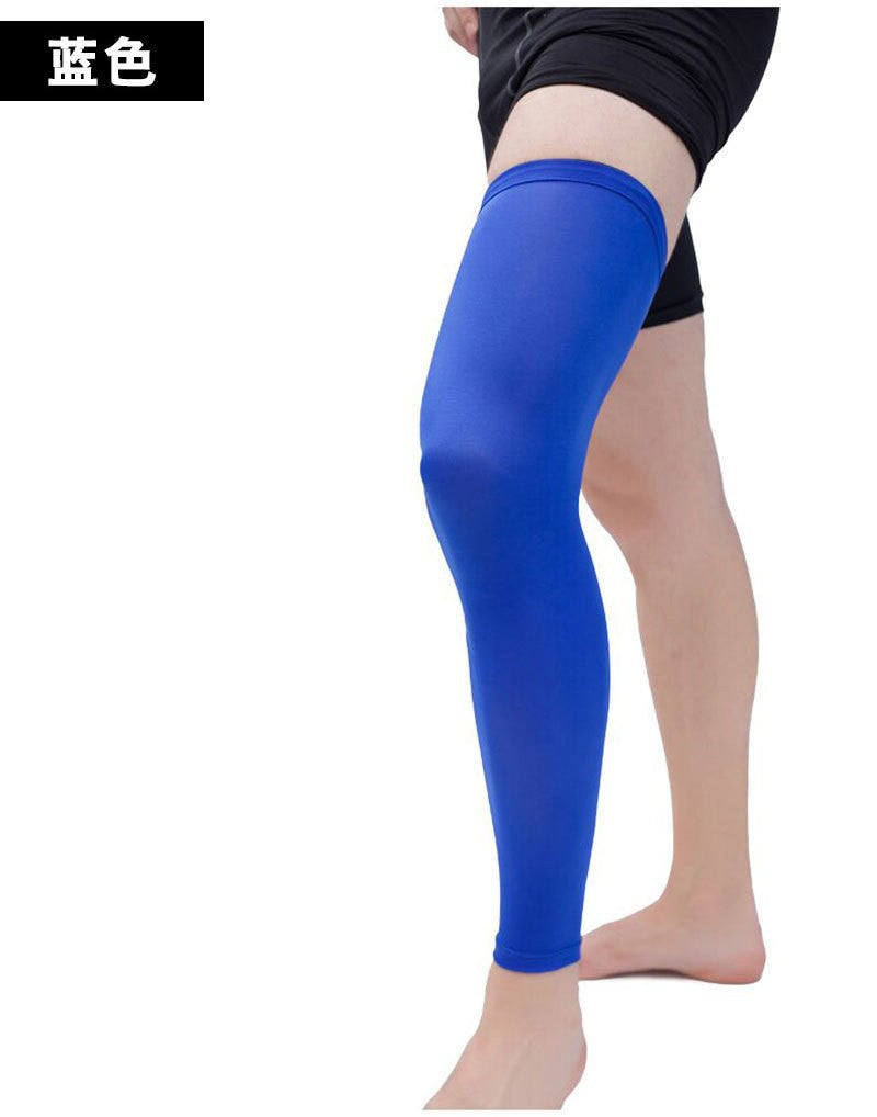 Red breathable knee support sleeve with stretch fit