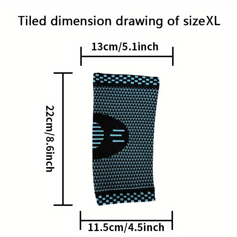 Compression elbow sleeve worn during active movement