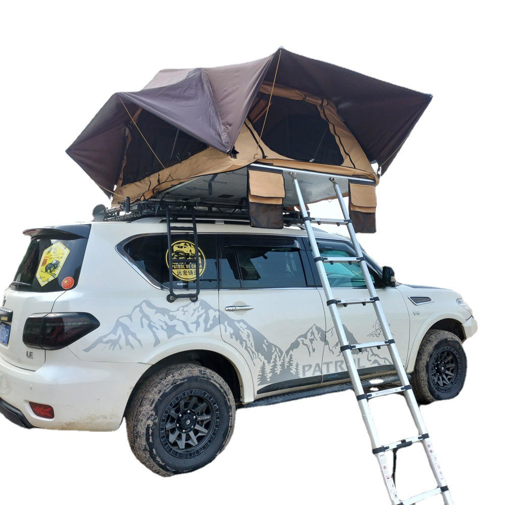 Roof tent,outdoor camping Car tent rain and sun protection,fast driving trip,soft top car roof tent