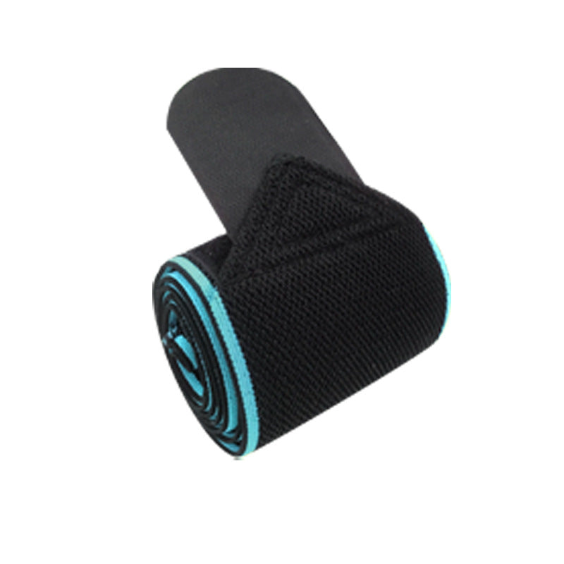 Adjustable elastic ankle support wrap being worn around the ankle