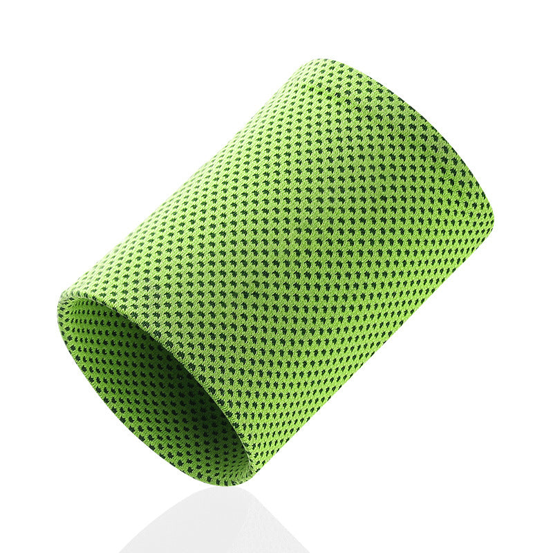 Green lightweight wrist support sleeve for daily wear