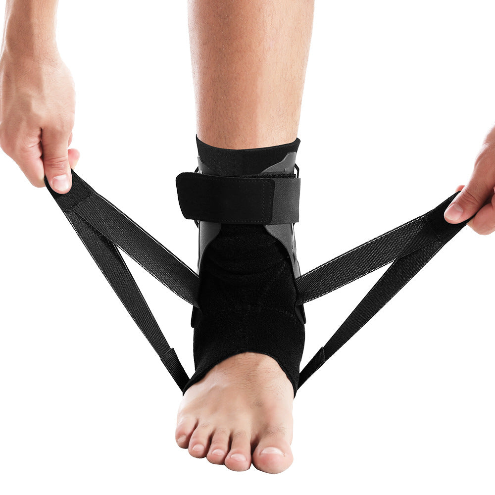Ankle brace support sleeve worn comfortably with shoes