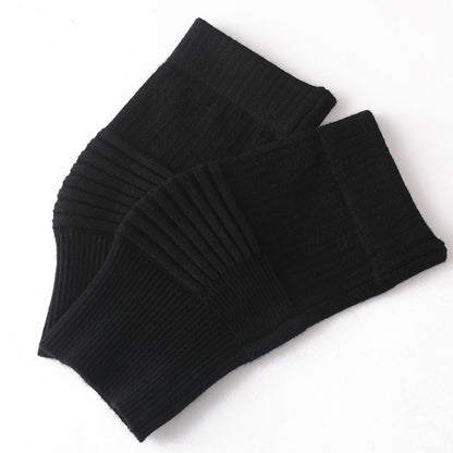 Skin color long knee support sleeve pair with extended 30 cm coverage
