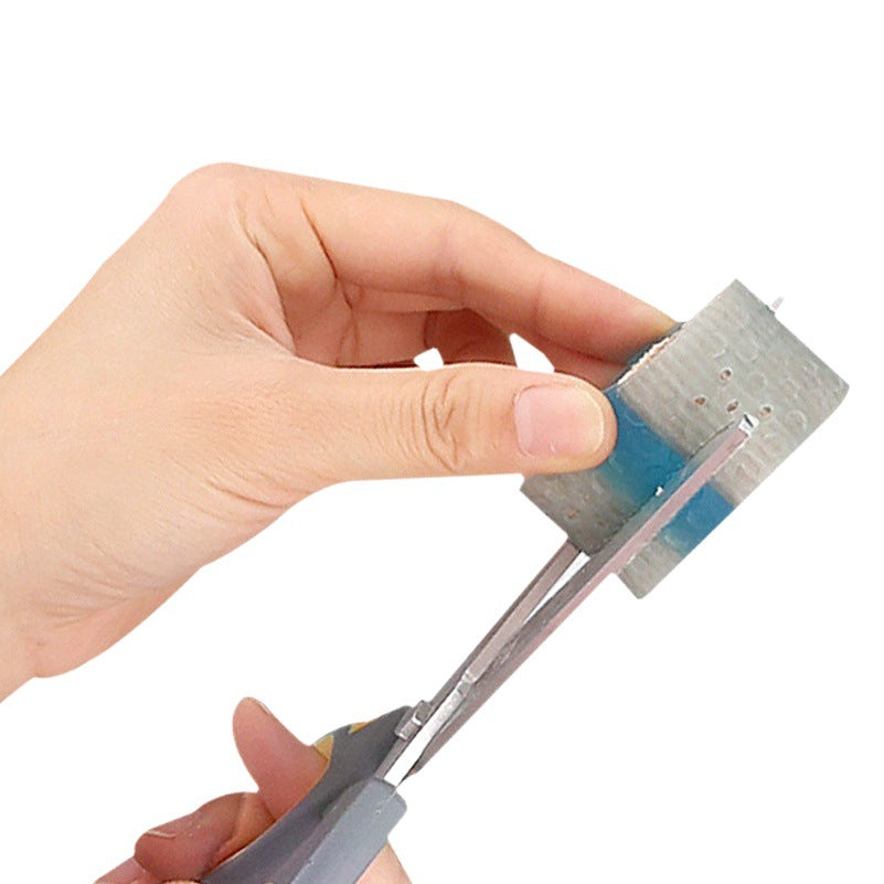 Toe separator bunion support sleeve worn on foot showing slip-on design and toe spacing fit