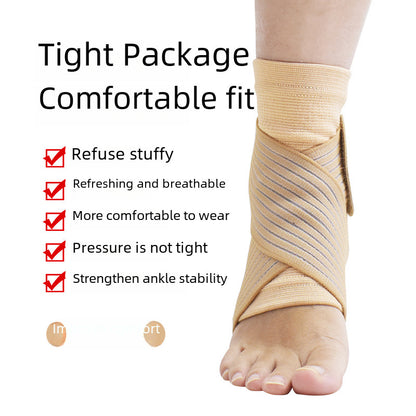 Black ankle support braces worn on both ankles during use