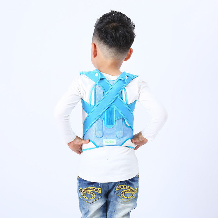 Sky blue posture support brace variant