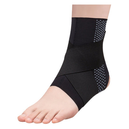 Lightweight ankle support wrap showing slim profile and wraparound fit