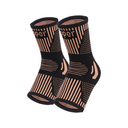 Blue and black ankle support brace variant on white background