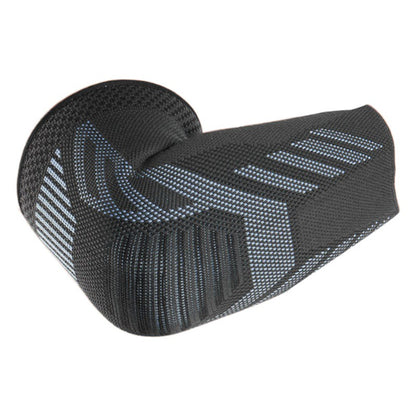 Breathable dark elastic elbow support sleeve with knit compression design
