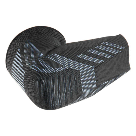 Breathable dark elastic elbow support sleeve with knit compression design