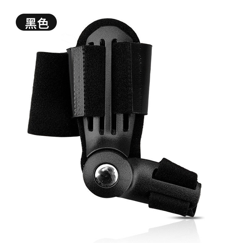 White toe brace with removable pad insert on white background