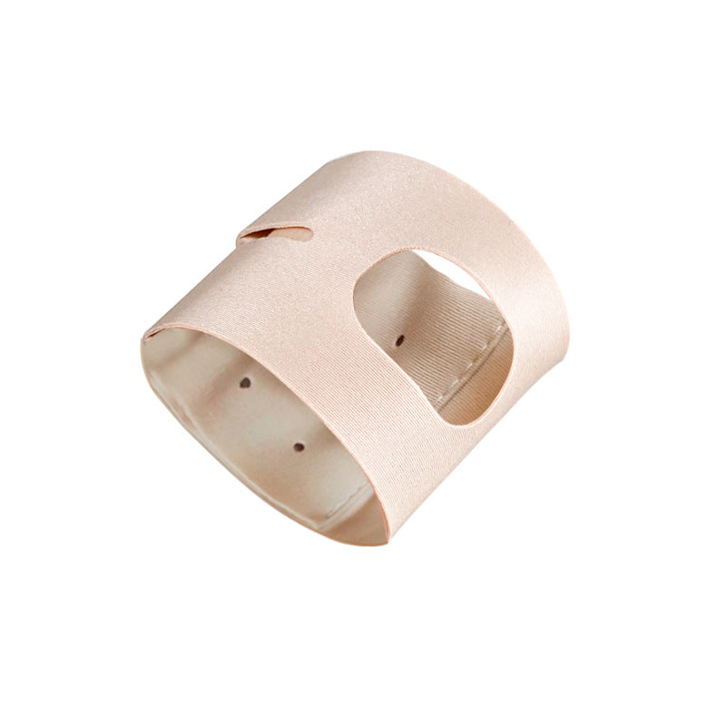 Skin tone ultra-thin TFCC wrist support brace on white background