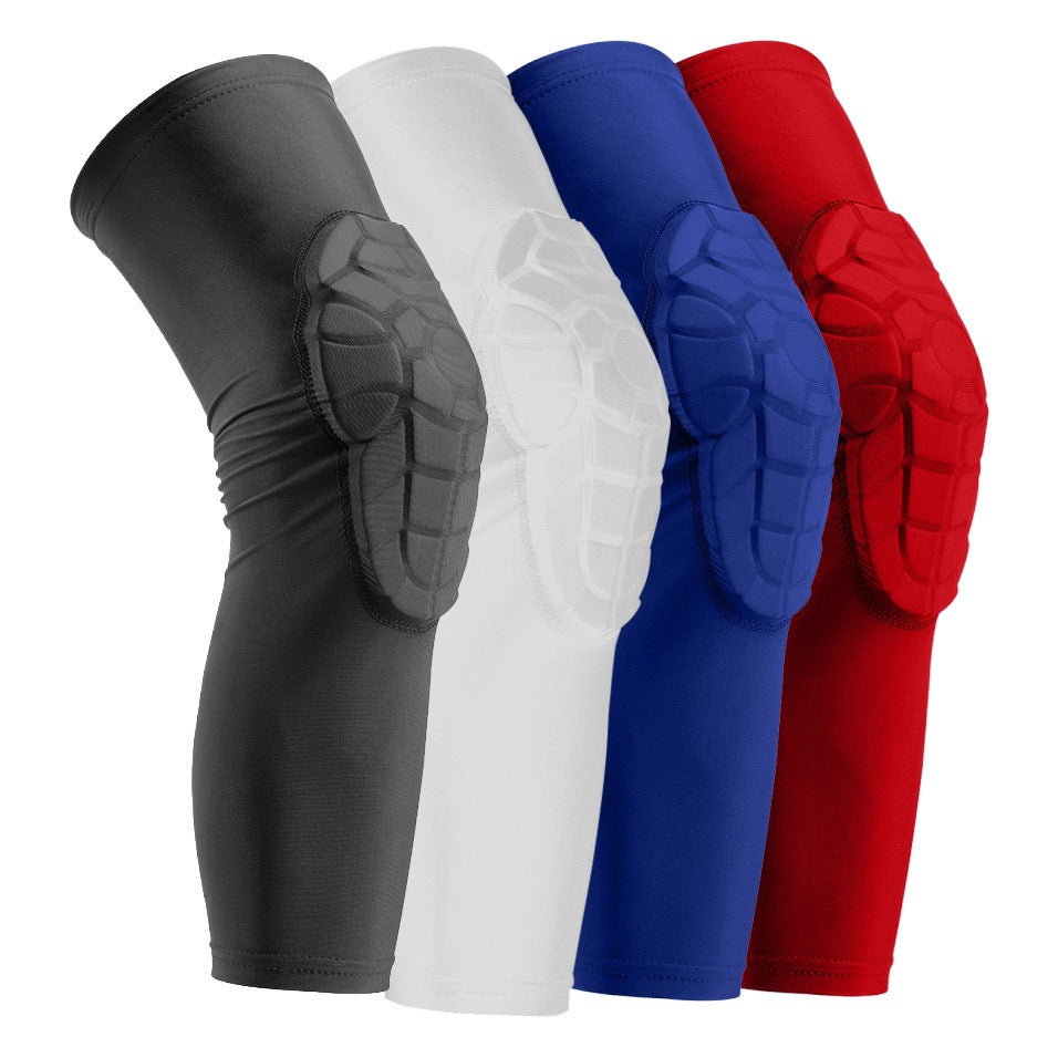 Kids protective knee pads in multiple colors with molded front shell