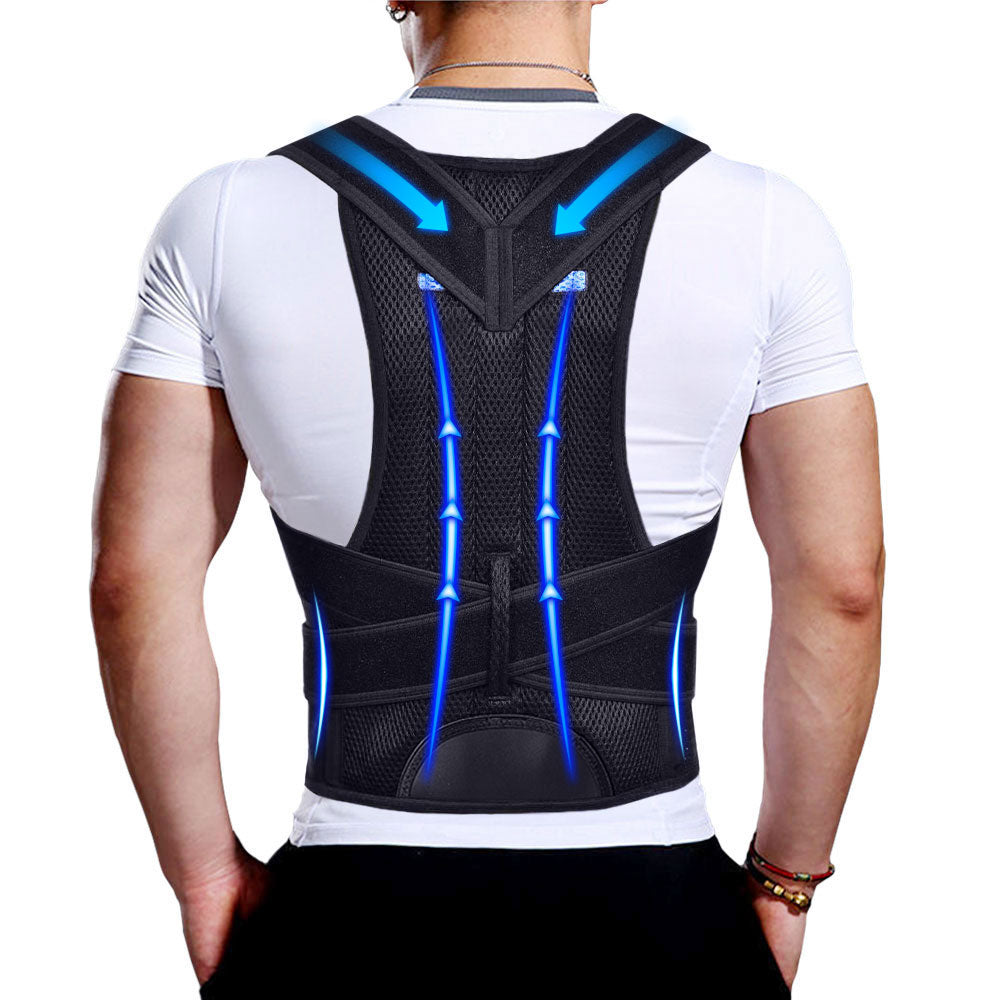 Bracetop Back Brace Posture Corrector worn on the back