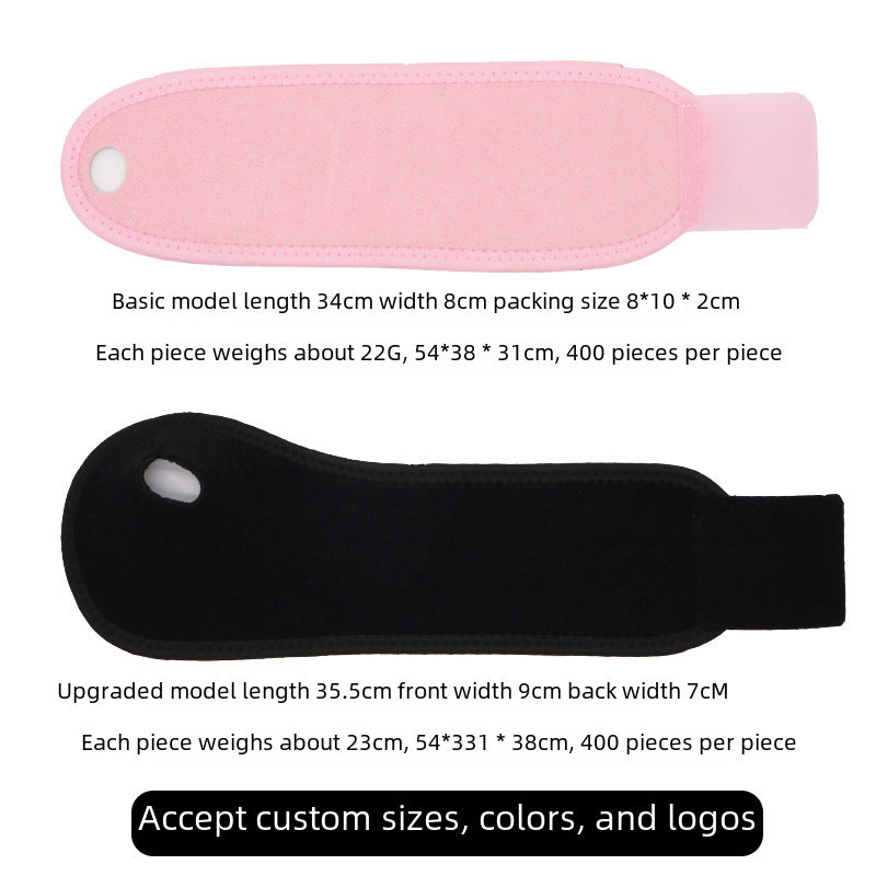 Pink adjustable wrist brace support sleeve