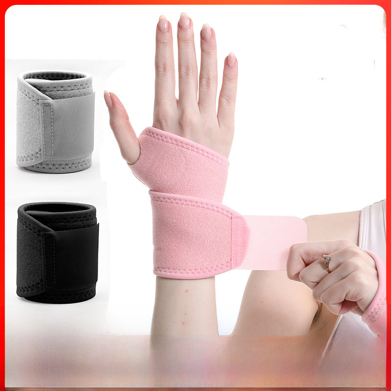 Wrist support sleeve color options with wrap design