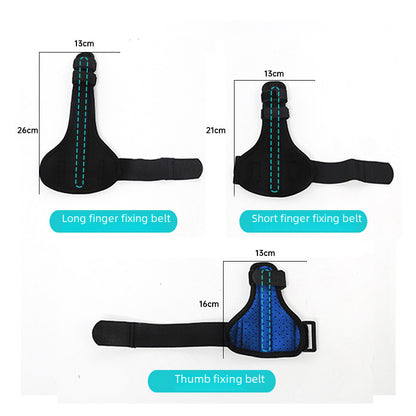Long thumb support brace variant