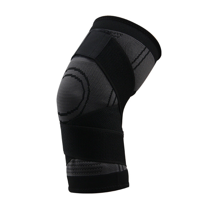 Green compression strap knee support brace variant
