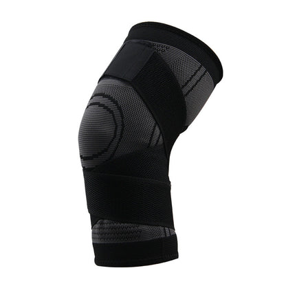 Green compression strap knee support brace variant