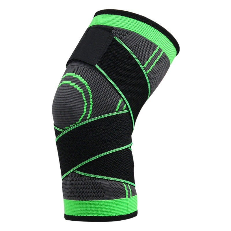 Orange compression strap knee support brace variant