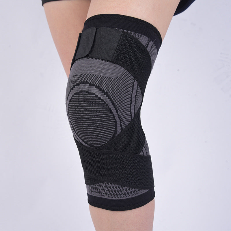 Knee support brace available in multiple colors with adjustable compression design