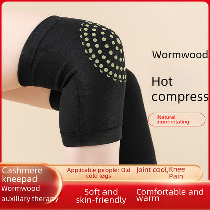 Light color knee support sleeve shown for everyday wear