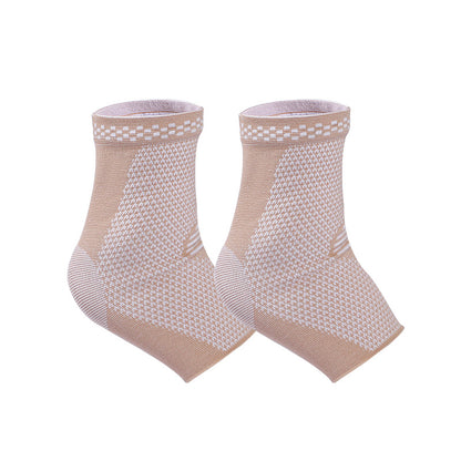 Black and orange ankle support brace variant on white background