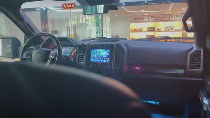 Car Ambient Lights for Ford F150 2015-2020 - 17 LED Lights for Door Panels, Storage Box, Footwell, and Control Panel