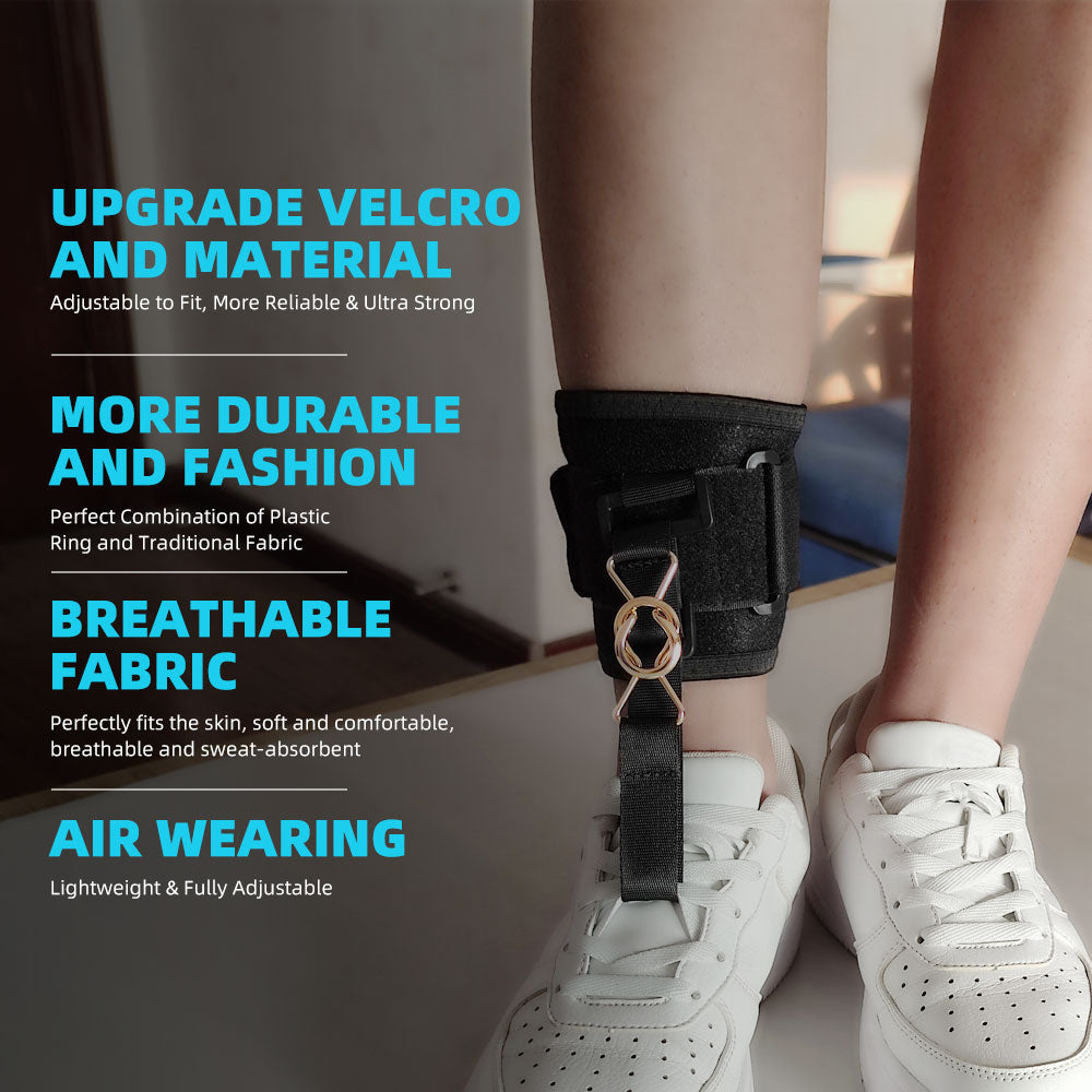 Adjustable Drop Foot Brace Foot Up Afo Brace Unisex Fits for Right /Left Foot Orthosis Ankle Brace Support, Improve Walking Gait, Effective Relieve Pain for Achilles Tendon