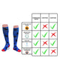 Compression Socks for Women & Men Circulation - 20-30mmHg 1 Pairs Compression Stockings for Nurse, Pregnancy