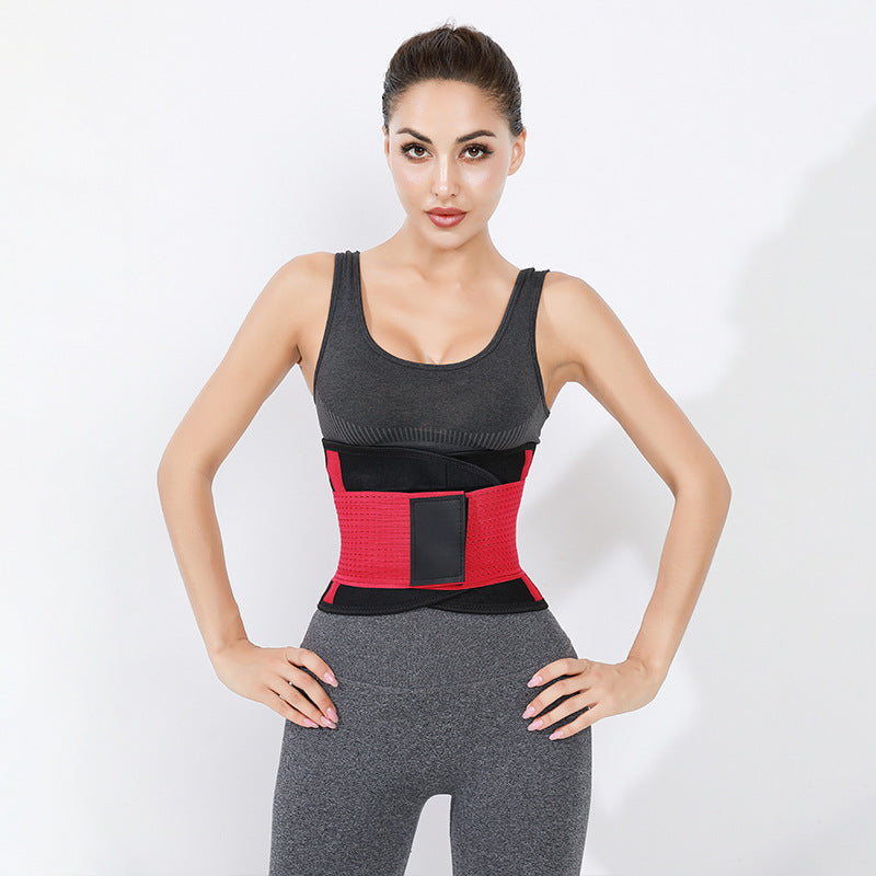 Colorful diving material support sports belt fitness sweat waist waist abdominal support belt