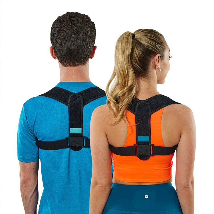 Posture Corrector for Women and Men, Adjustable Upper Back Brace, Breathable Back Support straightener, Providing Pain Relief from Lumbar, Neck, Shoulder, and Clavicle, Back.