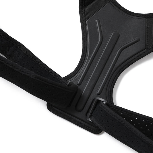 Ribbed-Panel Upper Back Posture Strap