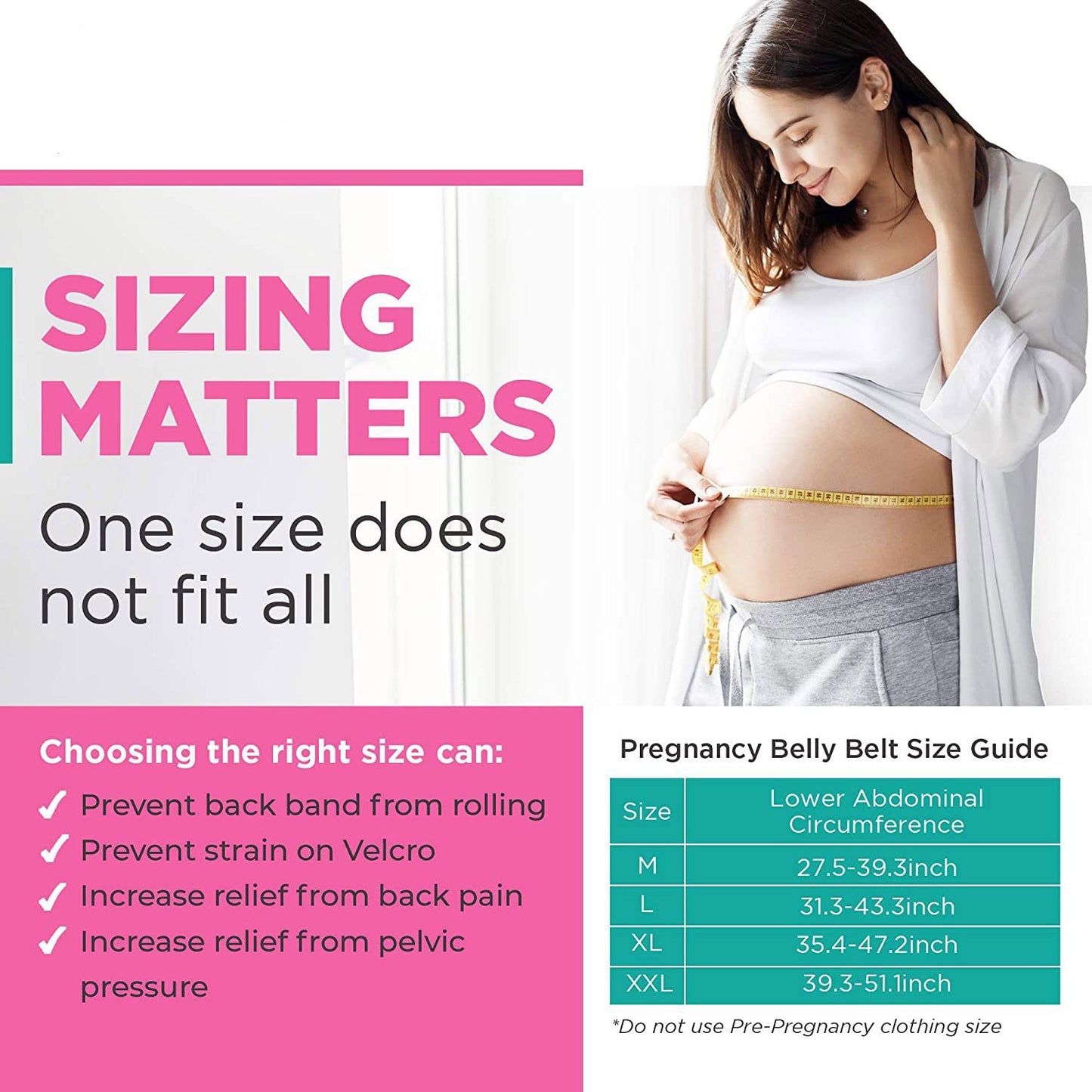Maternity Belt with Breathable Material